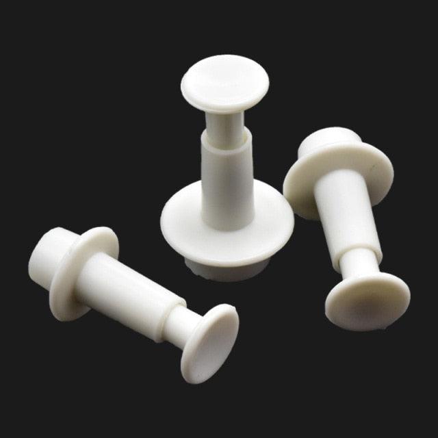 Fondant Cake Cookie Cutter Embossed Ejector Stamp Plunger Mold Kitchen Baking Cake Decorating Tools Heart Shaped Cookie Mold Hand Press Cookie Dessert Cutter Pastry Decoration Tool Mooncake Maker