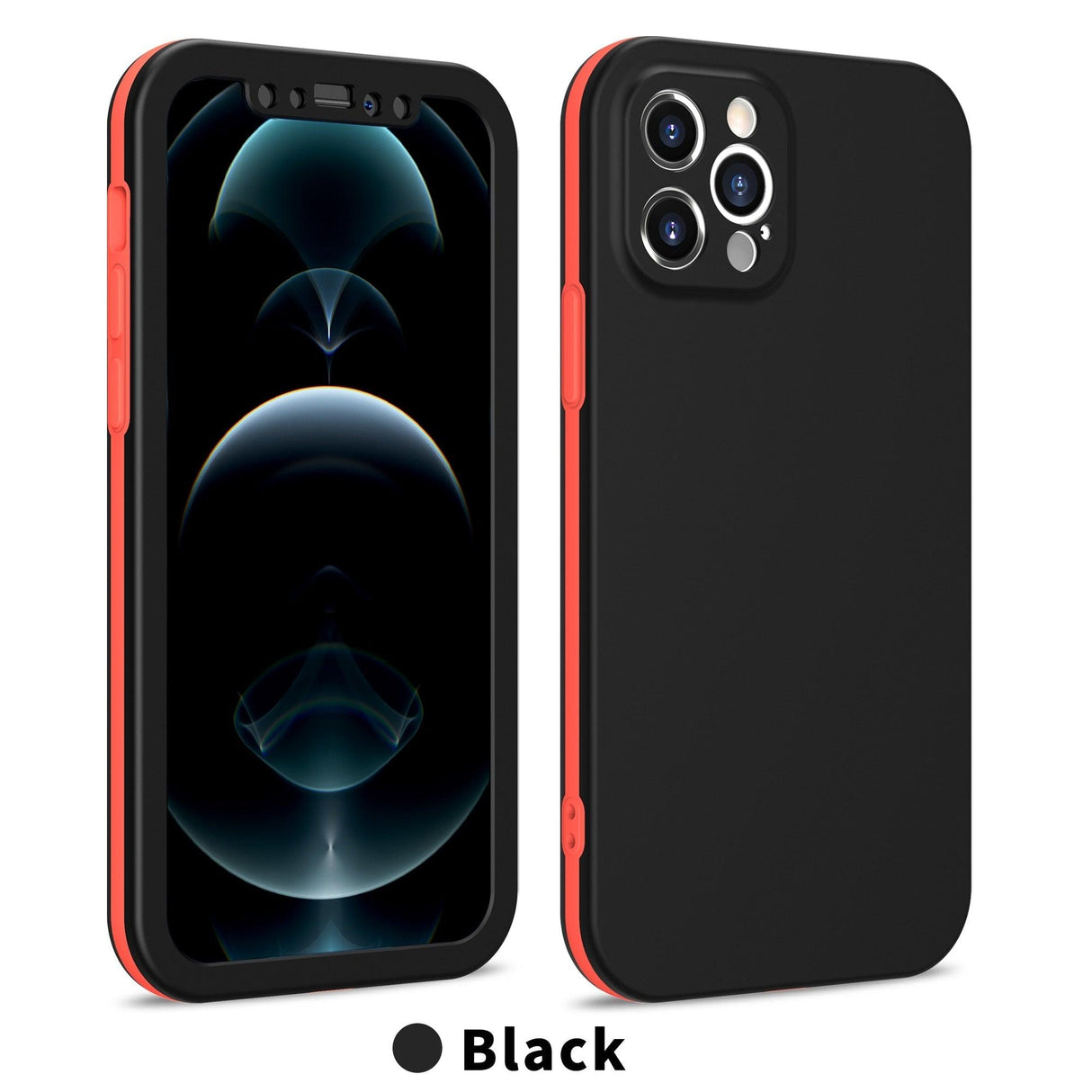 Full Cover Protective Phone Case For iPhone 12 Mini 11 Pro XS Max X XR 6 7 8 Plus Soft Silicone Shockproof Cover Full Body Anti-Shock Protection Drop Protection Silicone iphone Cover