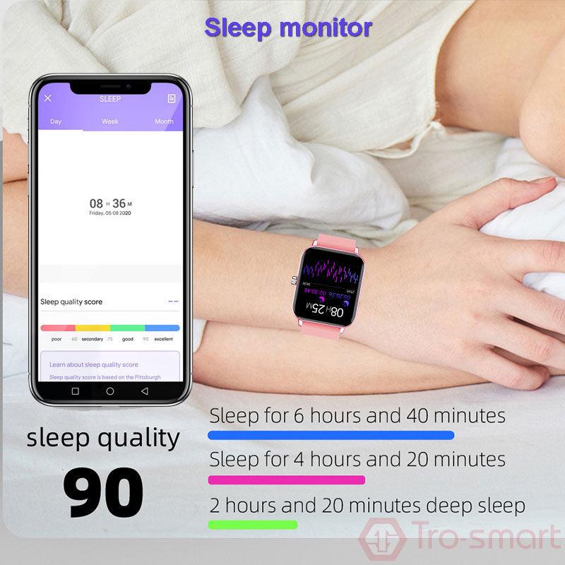 Full Touch Children Watch For Girls Boys Wrist Watch Child Students Clock Electronic Digital Wristwatch Pedometer Music Video Recorder Player Camera Flashlight Alarm Clock And More Smartwatch For Age 3-12 Boys Girls Gifts