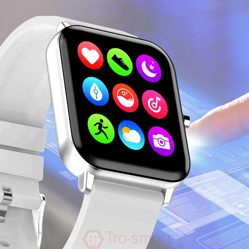 Full Touch Children Watch For Girls Boys Wrist Watch Child Students Clock Electronic Digital Wristwatch Pedometer Music Video Recorder Player Camera Flashlight Alarm Clock And More Smartwatch For Age 3-12 Boys Girls Gifts
