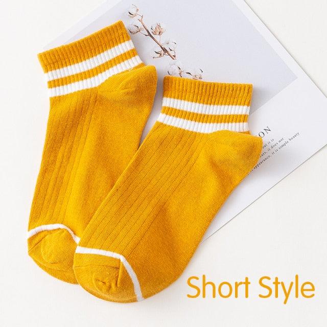 Funny Cute Cotton Crew Socks Women Fashion Colorful Retro Long Socks New Year Christmas Gifts For Men And Women