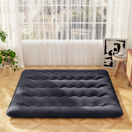 Futon Mattress with Washable Cover and Foldable Mat-King Size
