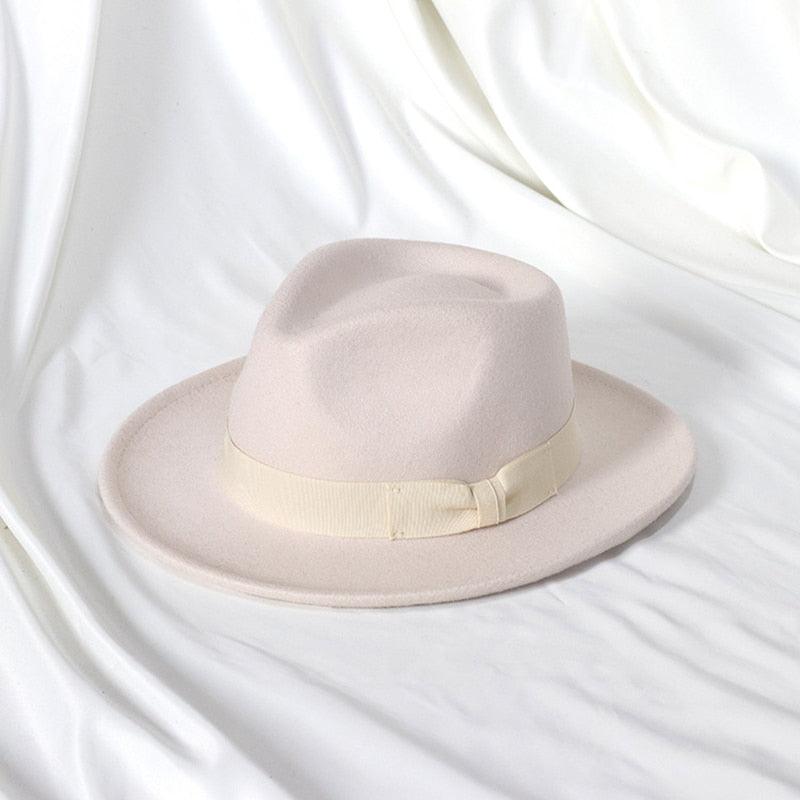Gentleman New Fashion Men Fedoras Hat Jazz Hat With Bow Tie Fedora Hats Fashionable Classic Wide Brim Hat Elegant Soft Outdoor Cap Casual Hat For Daily Wear