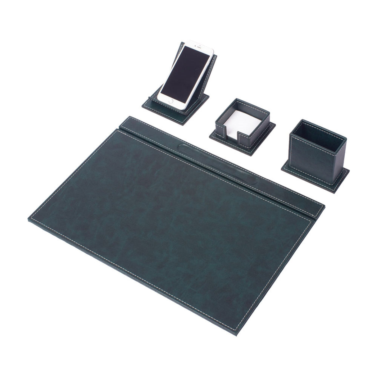 MOOG Luxury Desk Set-4 Accessories- Black - 4 PCS