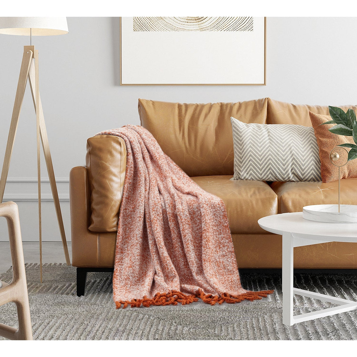 Samara Faux Mohair Throw