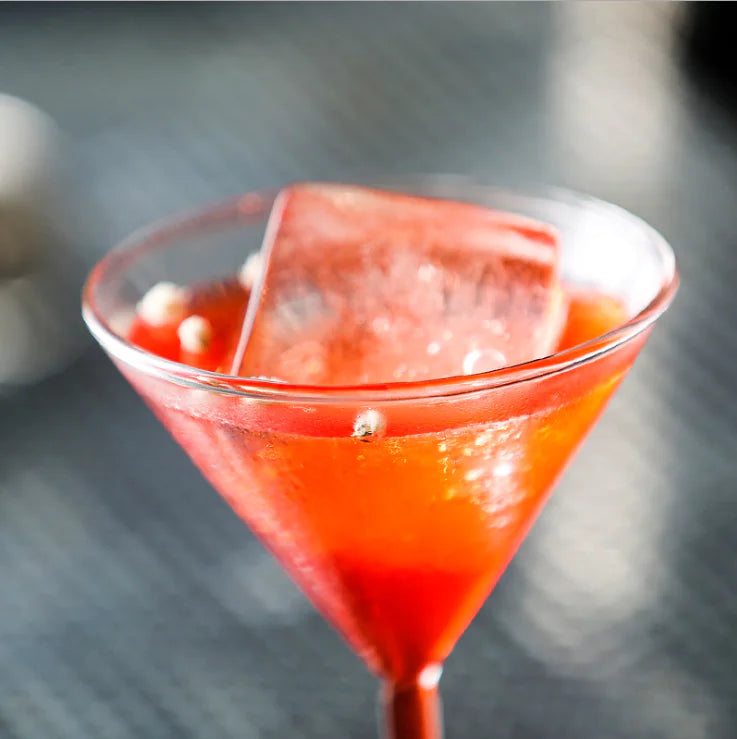 Rotating Martini Cup, Spiral Vampire Cocktail Glass