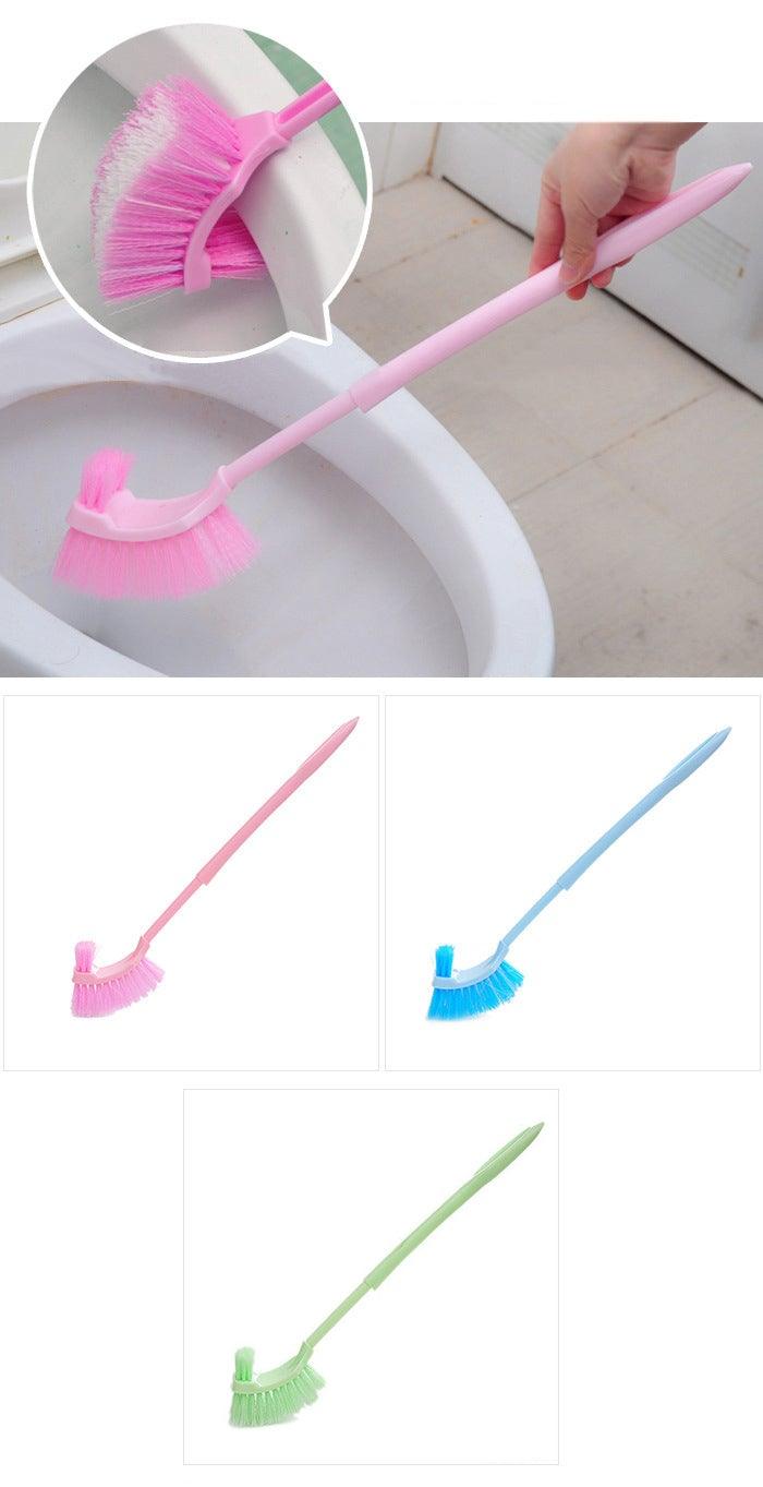 Handheld Toilet Cleaning Brush Household Toilet Cleaning Toilet Stain Powerful Stain Removal Brush Bathroom Accessories Cleaning Tools For Bathroom Shower Sliding Door Tracks Kitchen Edge Corner Window Cleaning Brush