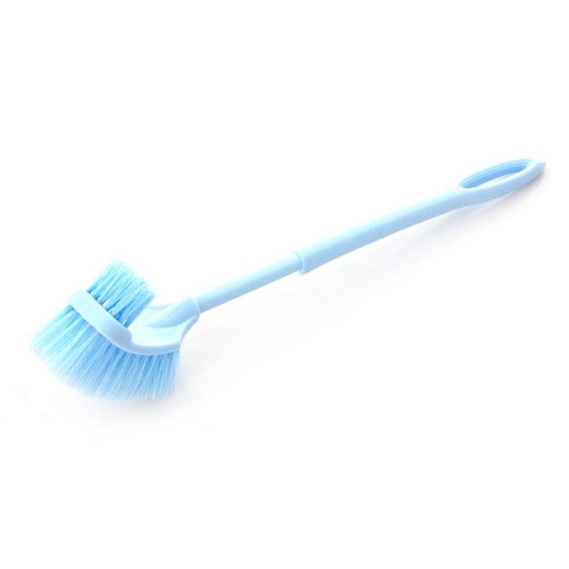 Handheld Toilet Cleaning Brush Household Toilet Cleaning Toilet Stain Powerful Stain Removal Brush Bathroom Accessories Cleaning Tools For Bathroom Shower Sliding Door Tracks Kitchen Edge Corner Window Cleaning Brush