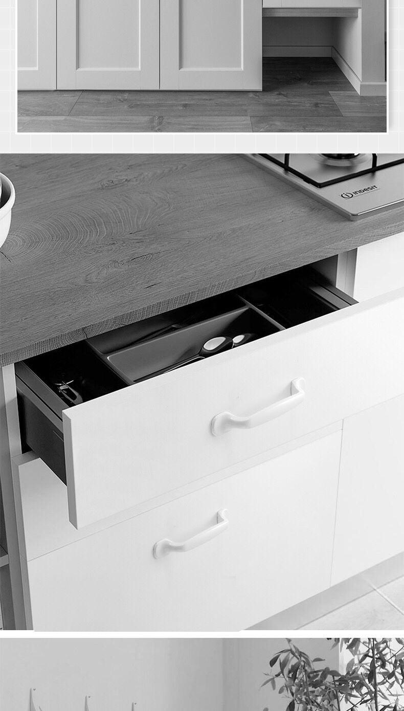Handles Drawer Cabinet Furniture Kitchen Handles For Cabinet Knob Door Drawer Furniture Kitchen Knob Simplicity White Stainless Steel Hollow Tube Bar Drawer Pulls Cupboard Knob For Kitchen Furniture Hardware