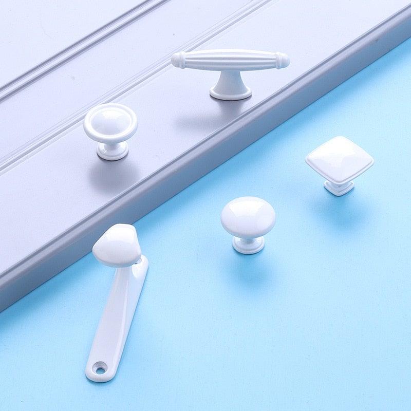 Handles Drawer Cabinet Furniture Kitchen Handles For Cabinet Knob Door Drawer Furniture Kitchen Knob Simplicity White Stainless Steel Hollow Tube Bar Drawer Pulls Cupboard Knob For Kitchen Furniture Hardware