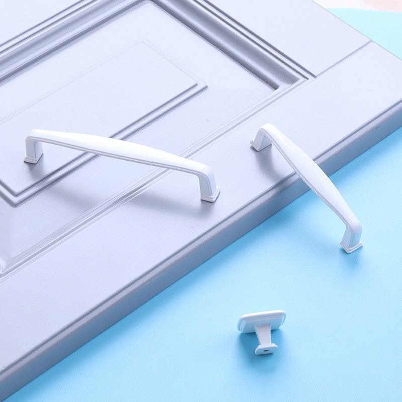 Handles Drawer Cabinet Furniture Kitchen Handles For Cabinet Knob Door Drawer Furniture Kitchen Knob Simplicity White Stainless Steel Hollow Tube Bar Drawer Pulls Cupboard Knob For Kitchen Furniture Hardware