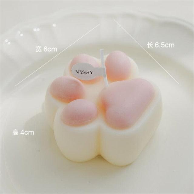 Handmade Scented Candles Creative Teddy Dog Candles Cute Bear Birthday Candles Bear Shaped Cool Candles Scented Funky Candles Aesthetic Candles Birthday Cake Decoration Cake Topper Decor For Baby ShoweAromatherapy Teddy Bear Shape Candle Gift