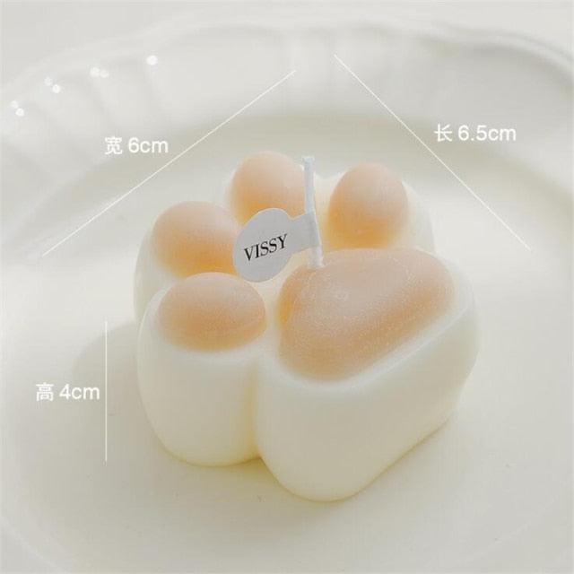 Handmade Scented Candles Creative Teddy Dog Candles Cute Bear Birthday Candles Bear Shaped Cool Candles Scented Funky Candles Aesthetic Candles Birthday Cake Decoration Cake Topper Decor For Baby ShoweAromatherapy Teddy Bear Shape Candle Gift