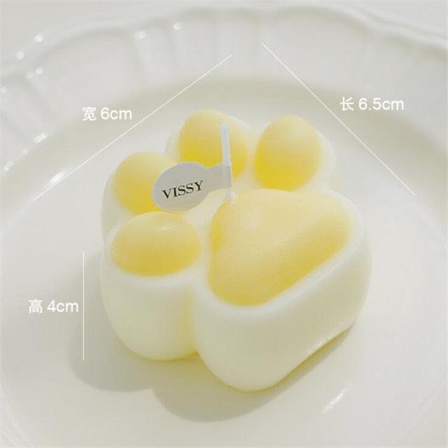 Handmade Scented Candles Creative Teddy Dog Candles Cute Bear Birthday Candles Bear Shaped Cool Candles Scented Funky Candles Aesthetic Candles Birthday Cake Decoration Cake Topper Decor For Baby ShoweAromatherapy Teddy Bear Shape Candle Gift