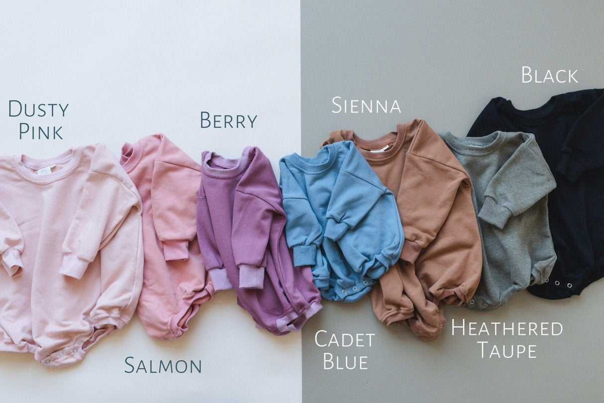Hello Fall Sweatshirt Romper - more colors
