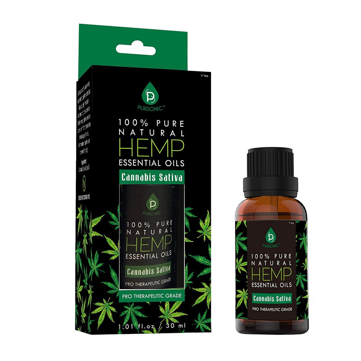 100% Pure Natural Cannabis Sativa (Hemp) Essential Oil by Pursonic