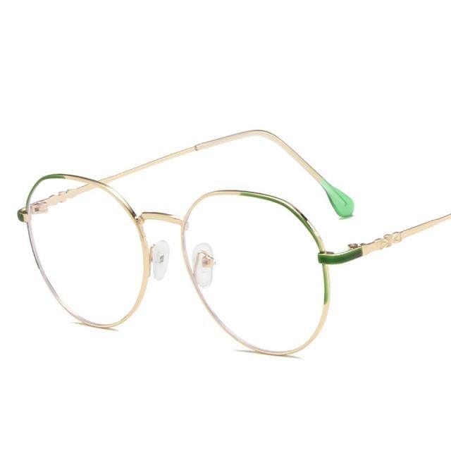 Hexagonal Eyeglasses Frame Anti Blue Ray Glasses Black Stylish Attraction Anti Blue Light Blocking Glasses For Men & Women Computer Radiation Protection Goggle Clear Lens Eyeglasses Plain Mirror For Unisex Eyewear