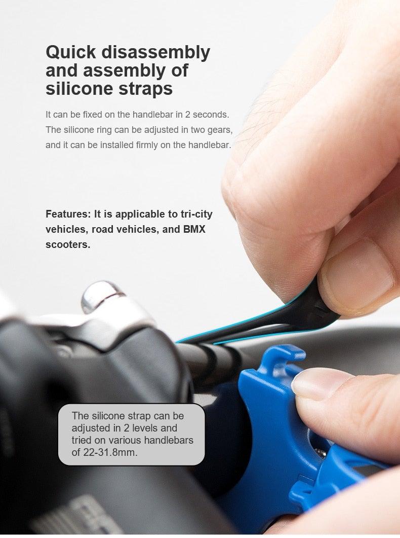 High Bicycle Electric Bell Invisible Waterproof Bike Horn For Scooter USB Charging Riding Equipment Accessory Electric Bike Horn Cycling Bicycle Scooter Horn With Rechargeable Battery