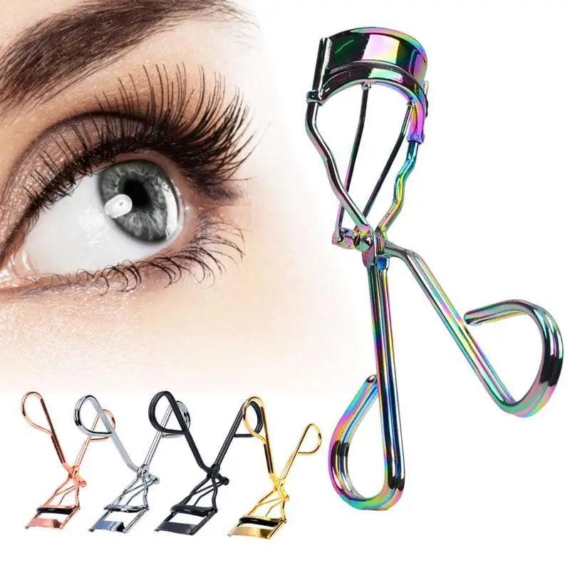 High Quality Portable Colorful Eyelashes Curler - Long Lasting Professional Non-slip Manual Lash Curler