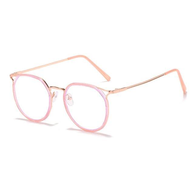 High Quality Sunglasses Anti Harmful Blue Ray Sunglasses For Women Charming Eyewear For Student Clear Colourfull Lens Retro Sunglasses For Women