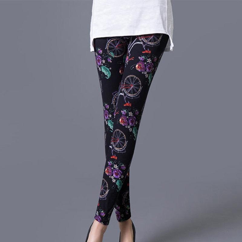 High Waist Leggings Pants Fitness Women Fashion Printing Leggings Women Fitness Yoga Pants High Waist Push Up Sportswear Elastic Trousers Gym Running Workout Pants Push Up Running Elastic Stripe Dot Bottom Leggings