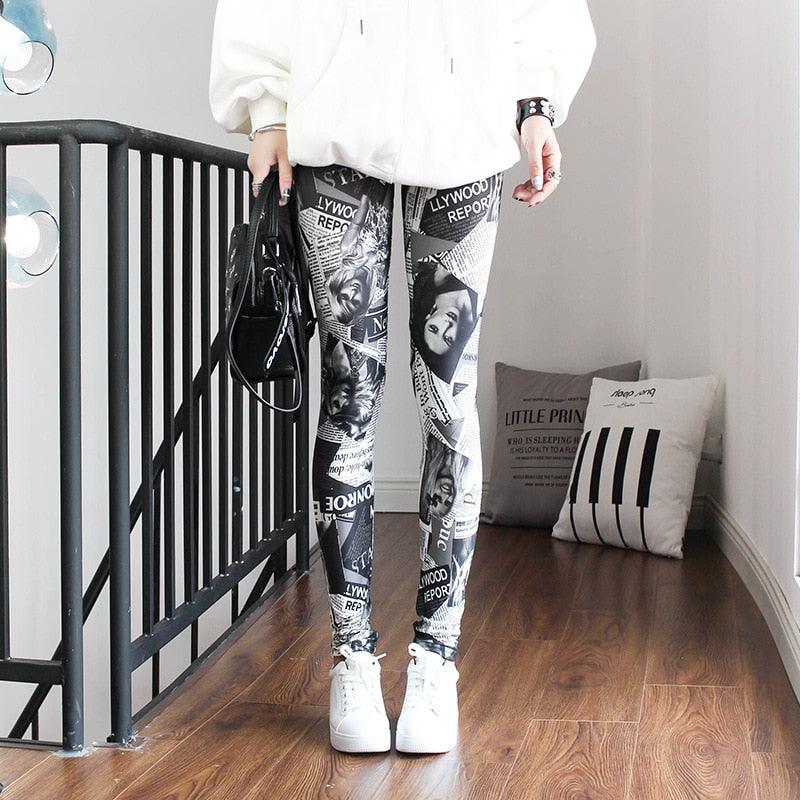 High Waist Leggings Pants Fitness Women Fashion Printing Leggings Women Fitness Yoga Pants High Waist Push Up Sportswear Elastic Trousers Gym Running Workout Pants Push Up Running Elastic Stripe Dot Bottom Leggings