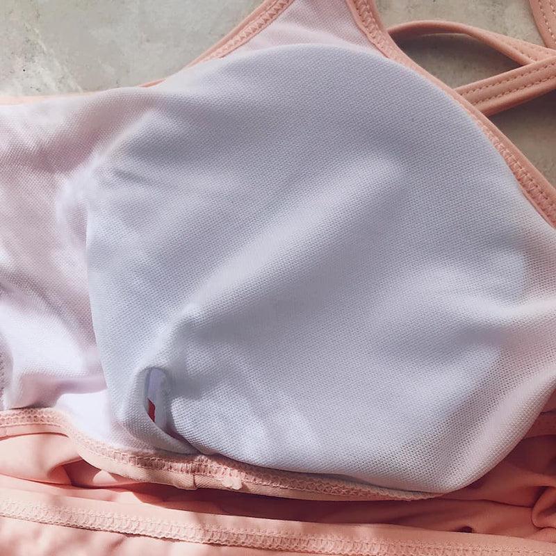 High Waist Swimwear Women Bikinis Swimsuit Leaf Print Bathing Suits Ruffle Tropical Beachwear Plus Size Two Piece Sport Halter Bikini Swimsuit Ruffles Printed Swimwear Quick Dry Bathing Suit Set Beachwear