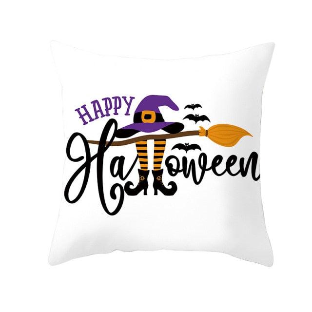 Holiday Pillowcase Pumpkin Cushion Cover Creative Decorative Sofa Party Home Car Pillow Cover Print Pillowcase Fall Decorative Pillows Cotton Linen Material Decoration