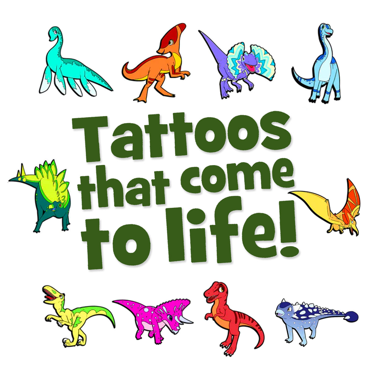 HoloToyz - Jurassic Dinos AR Tattoos