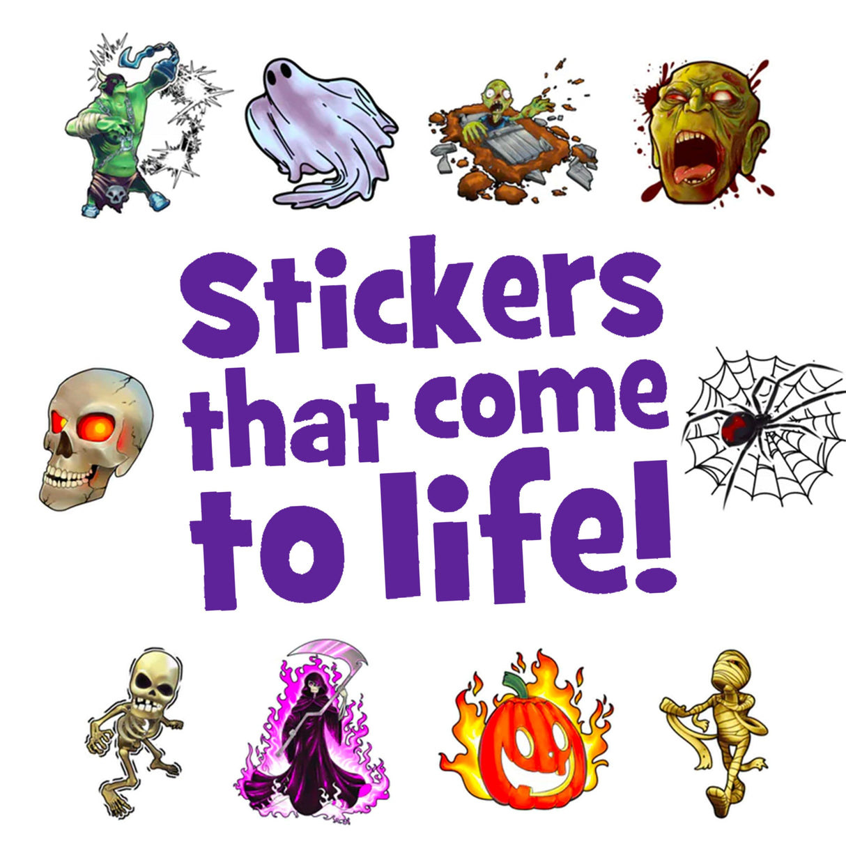 HoloToyz - Monster Mash AR Stickers