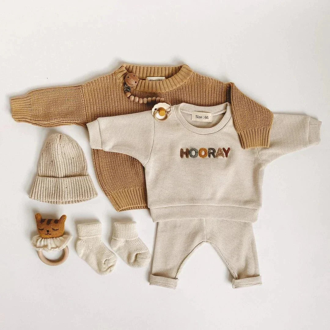 "Hooray" Baby 2 Pcs Set