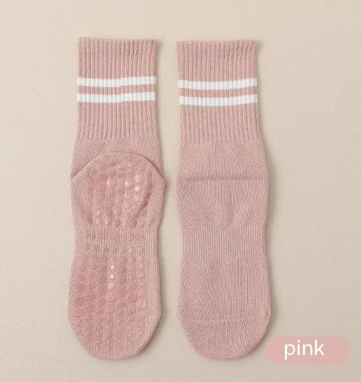 Mid-Calf Anti-Odor Non-Slip Silicone Indoor Socks