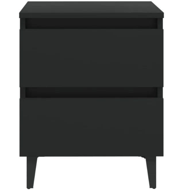 vidaXL Black Bed Cabinets