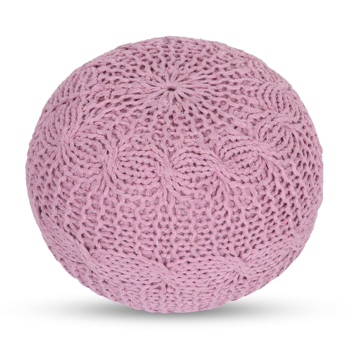 Samiyah Hand Knitted Pouf