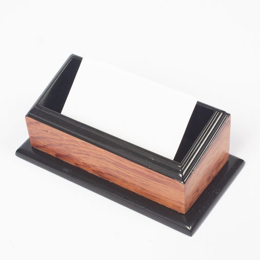 MOOG Prestige Personalized Wooden Brown Desk Set - 8 PCS