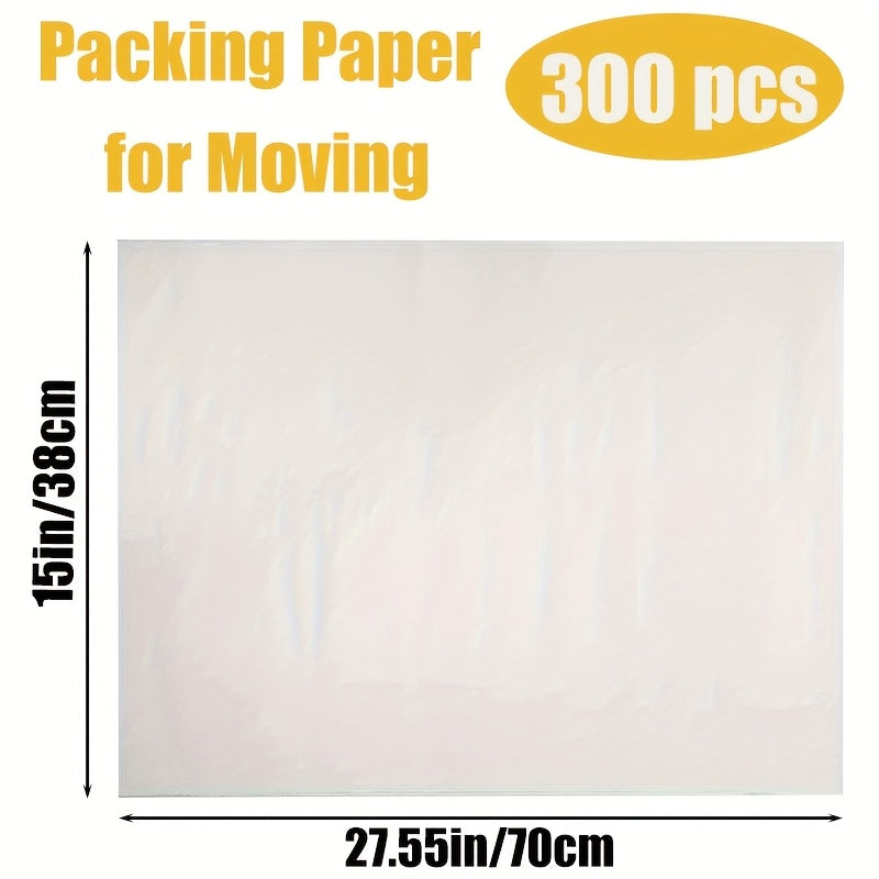 Heavy-Duty Packing Paper Sheets 27x15 inch β Unbleached, Tear-Resistant Wrapping Paper for Moving & Storage