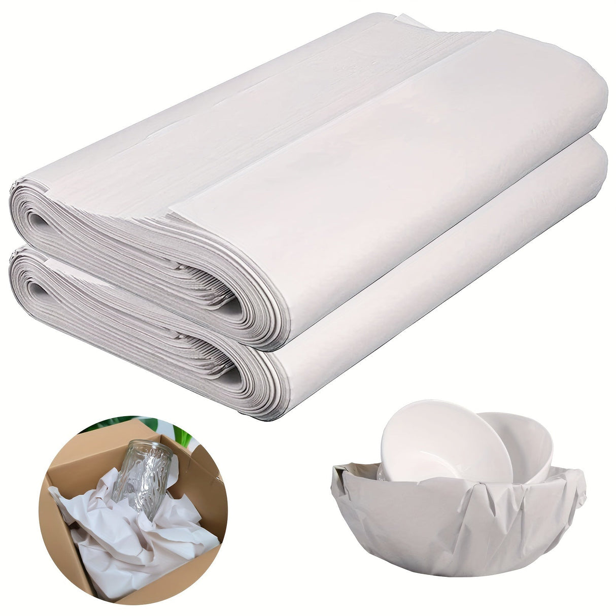 Heavy-Duty Packing Paper Sheets 27x15 inch β Unbleached, Tear-Resistant Wrapping Paper for Moving & Storage