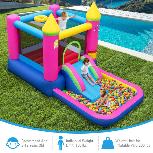 HDPE All Weather Patio Dining Chairs Set of 2 with Wide Armrests-Black