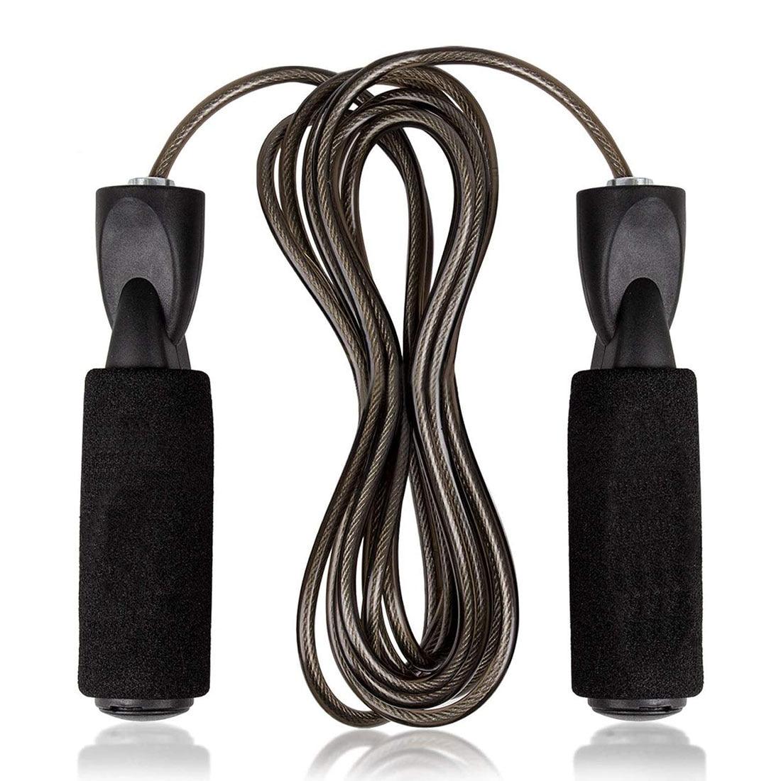 Jump Rope Speed Jumping Steel Wire Double Skipping Workout Fitness Training Adjustable Length Ropeless Skipping Rope Weighted Jump Rope Tangle-Free Rapid Speed Cordless Jump Rope Fits Any Skill Level Best For Fitness Indoor Ourdoor