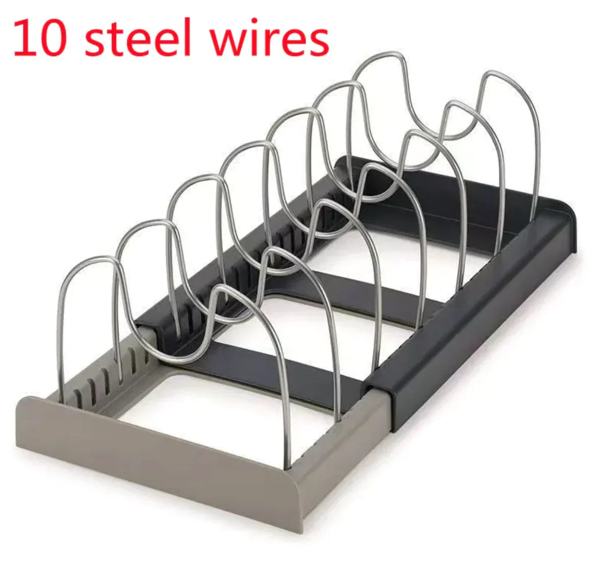 Stainless Steel Adjustable Pot Lid Rack