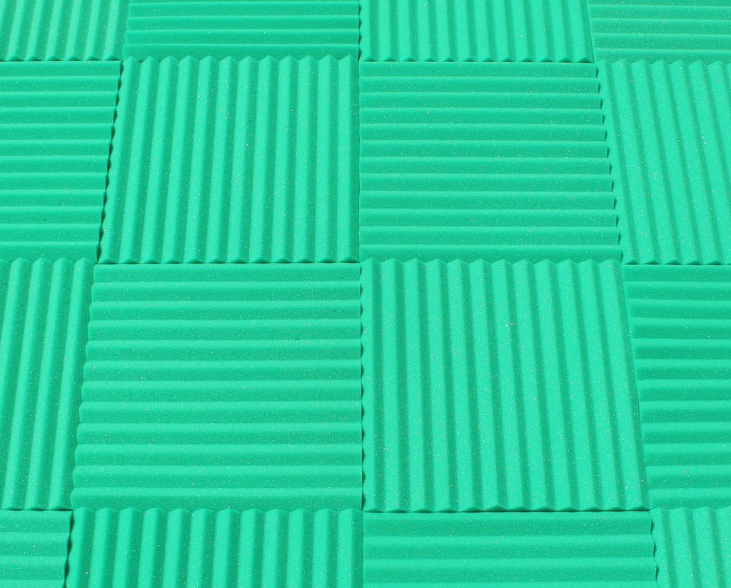 1 Inch Acoustic Foam Wedge Style Panels - 13 Color Options