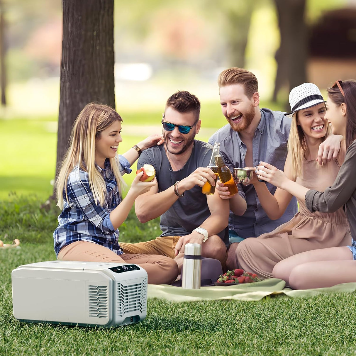 Kismile Car Refrigerator 12 Volt Mini Fridge