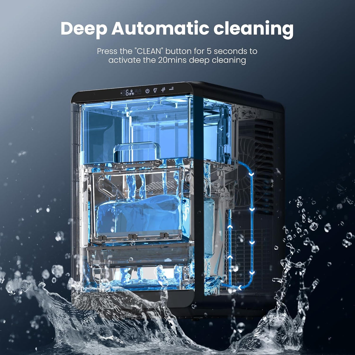 Kismile Clear Square Ice Cubes Maker 58003RIM0