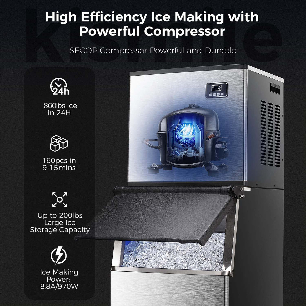 353LBS/24H Split Commercial Ice Maker Z58160