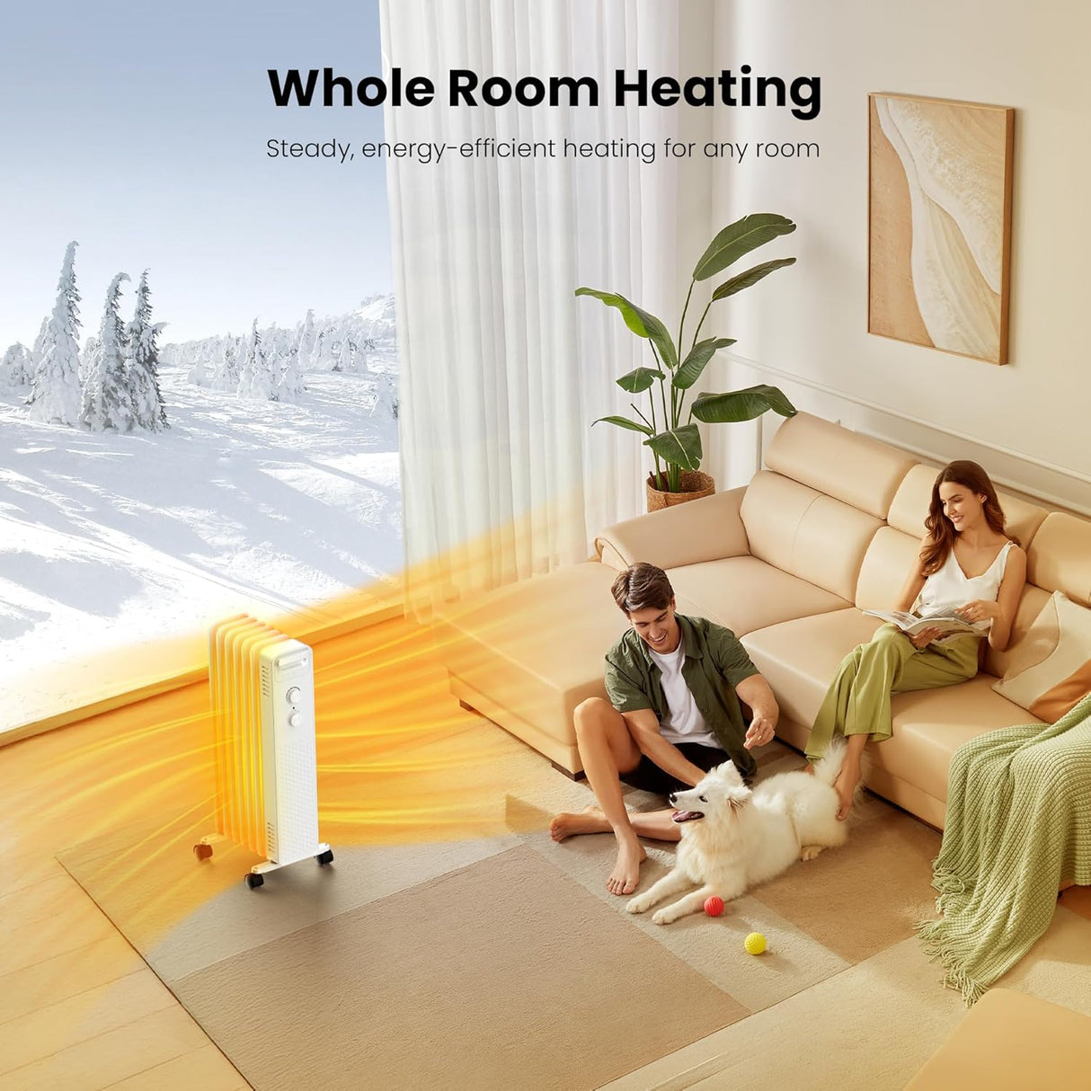 Kismile Portable Radiator Electric Heater