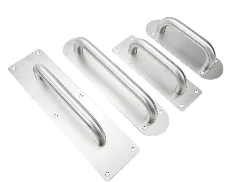Large Size Door Handle Stainless Steel Furniture Handles Door Knob Pull Handle Stainless Steel Flush Concealed Furniture Handle for Door Drawer Cupboard Cabinet Sliding Door