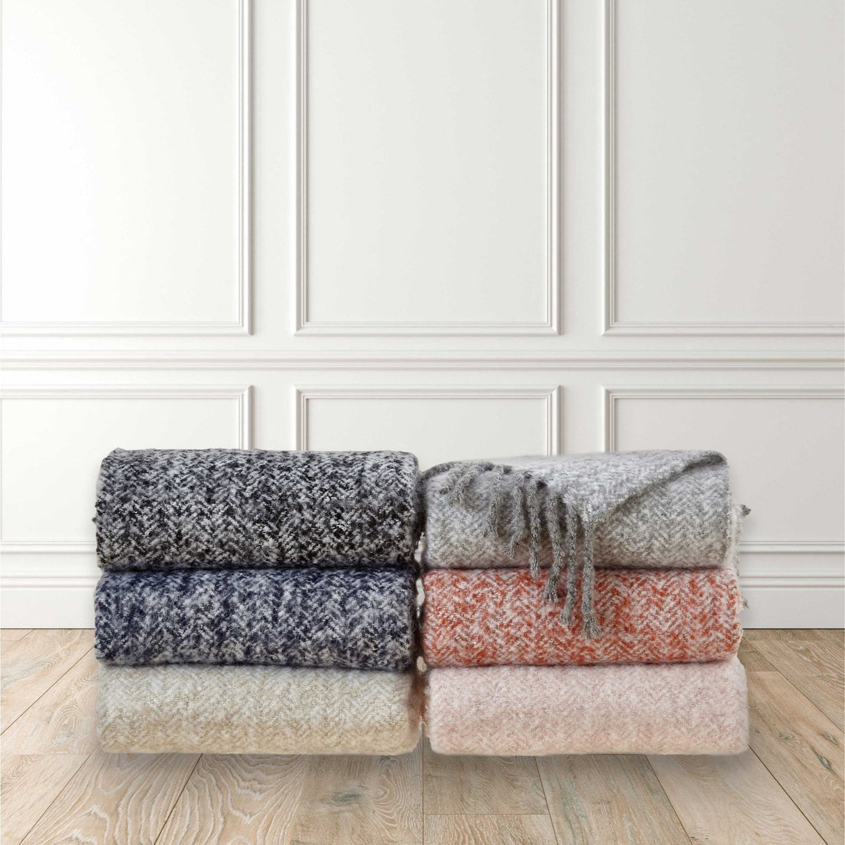 Samara Faux Mohair Throw