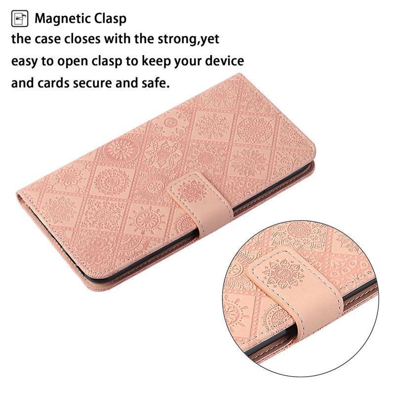 Leather Flip Case For iphone 11 12 13 Pro Max Mini Case Wallet Card Phone Cover For iphone Genuine Leather 2 in 1 Flip Simple Magnetic Cover For iPhone