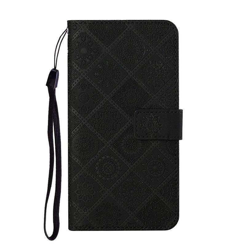 Leather Flip Case For iphone 11 12 13 Pro Max Mini Case Wallet Card Phone Cover For iphone Genuine Leather 2 in 1 Flip Simple Magnetic Cover For iPhone