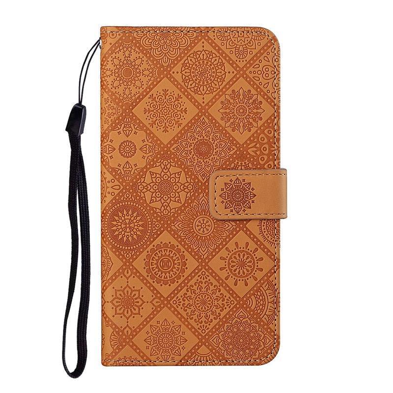 Leather Flip Case For iphone 11 12 13 Pro Max Mini Case Wallet Card Phone Cover For iphone Genuine Leather 2 in 1 Flip Simple Magnetic Cover For iPhone
